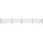 Anthrazitgrauer verzinkter Stahldrahtzaun 1x10 m von vidaXL, Zaunpaneele - Ref: Foro24-154209, Preis: 68,20 €, Rabatt: %