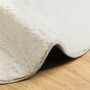 Alfombra HUARTE Crema 80 x 150 cm Poliéster