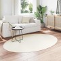 Alfombra HUARTE Crema 140 x 200 cm Poliéster