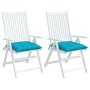 Chair cushions 2 pcs Turquoise Oxford fabric 50x50x7 cm by vidaXL, Cushions for chairs and sofas - Ref: Foro24-361561, Price:...