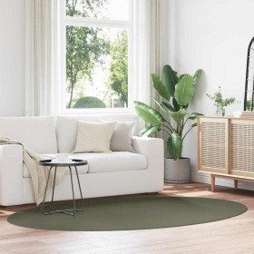 Alfombra HUARTE Verde bosque 160 x 230 cm Poliéster