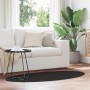 Alfombra HUARTE Negro 80 x 150 cm Poliéster