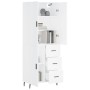 Tall white plywood sideboard 69.5x34x180 cm by vidaXL, Sideboards - Ref: Foro24-3195915, Price: 168,42 €, Discount: %
