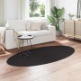 Alfombra HUARTE Negro 100 x 200 cm Poliéster