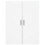 Tall white plywood sideboard 69.5x34x180 cm by vidaXL, Sideboards - Ref: Foro24-3195915, Price: 168,42 €, Discount: %