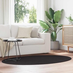 Alfombra HUARTE Negro 120 x 170 cm Poliéster
