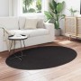 Alfombra HUARTE Negro 120 x 170 cm Poliéster