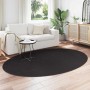 Alfombra HUARTE Negro 160 x 230 cm Poliéster