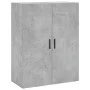 Aparador alto madera contrachapada gris hormigón 69,5x34x180 cm de vidaXL, Aparadores - Ref: Foro24-3195919, Precio: 162,04 €...