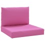 Palettenkissen 2 Stück rosa Oxford-Stoff von vidaXL, Kissen für Stühle und Sofas - Ref: Foro24-361771, Preis: 40,37 €, Rabatt: %