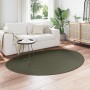 Alfombra HUARTE Verde bosque 140 x 200 cm Poliéster