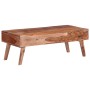 Gray solid Sheesham wood coffee table 110x50x40 cm by vidaXL, Coffee table - Ref: Foro24-286372, Price: 143,11 €, Discount: %