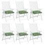 Chair cushions 6 pcs fabric leaf print 50x50x7 cm by vidaXL, Cushions for chairs and sofas - Ref: Foro24-361557, Price: 61,90...