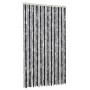 Cortina antimoscas chenilla gris y negro 100x200 cm