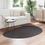 Alfombra Antracita 120 x 170 cm Poliéster
