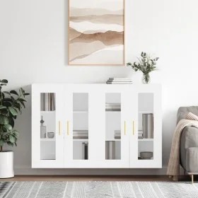 Wall cabinets 2 pcs white engineered wood by vidaXL, Sideboards - Ref: Foro24-3197929, Price: 197,48 €, Discount: %
