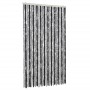 Cortina antimoscas chenilla gris y negro 100x230 cm