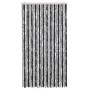 Cortina antimoscas chenilla gris y negro 100x230 cm
