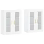 Wall cabinets 2 pcs white engineered wood by vidaXL, Sideboards - Ref: Foro24-3197929, Price: 197,12 €, Discount: %