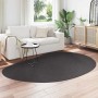 Alfombra HUARTE Antracita 160 x 230 cm Poliéster