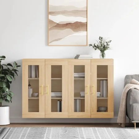 Wall cabinets 2 pcs engineered wood Sonoma oak by vidaXL, Sideboards - Ref: Foro24-3197932, Price: 159,13 €, Discount: %