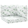 Cojines para palets 3 unidades tela Oxford estampado de hojas von vidaXL, Kissen für Stühle und Sofas - Ref: Foro24-361788, P...