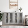 Wandschränke 2 Stück betongraues Holzwerkstoff von vidaXL, Sideboards - Ref: Foro24-3197933, Preis: 165,33 €, Rabatt: %