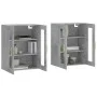 Armarios de pared 2 uds madera de ingeniería gris hormigón de vidaXL, Aparadores - Ref: Foro24-3197933, Precio: 163,56 €, Des...