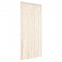 Cortina antimoscas chenilla beige y blanco 56x185 cm