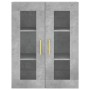 Wandschränke 2 Stück betongraues Holzwerkstoff von vidaXL, Sideboards - Ref: Foro24-3197933, Preis: 165,33 €, Rabatt: %