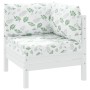 Cojines para palets 3 unidades tela Oxford estampado de hojas von vidaXL, Kissen für Stühle und Sofas - Ref: Foro24-361788, P...
