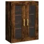 Wandschränke, 2 Stück, Holzwerkstoff, geräucherte Eiche von vidaXL, Sideboards - Ref: Foro24-3197934, Preis: 164,02 €, Rabatt: %