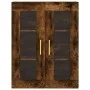 Wandschränke, 2 Stück, Holzwerkstoff, geräucherte Eiche von vidaXL, Sideboards - Ref: Foro24-3197934, Preis: 164,02 €, Rabatt: %