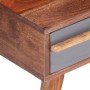 Gray solid Sheesham wood coffee table 110x50x40 cm by vidaXL, Coffee table - Ref: Foro24-286372, Price: 143,11 €, Discount: %