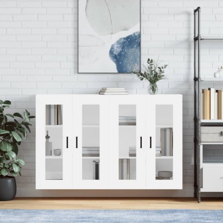 Armarios de pared 2 uds madera de ingeniería blanco von vidaXL, Sideboards - Ref: Foro24-3197937, Preis: 179,53 €, Rabatt: %