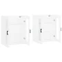 Armarios de pared 2 uds madera de ingeniería blanco by vidaXL, Sideboards - Ref: Foro24-3197937, Price: 171,01 €, Discount: %