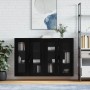 Wall cabinets 2 pcs black engineered wood by vidaXL, Sideboards - Ref: Foro24-3197938, Price: 179,65 €, Discount: %