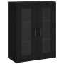 Wall cabinets 2 pcs black engineered wood by vidaXL, Sideboards - Ref: Foro24-3197938, Price: 179,65 €, Discount: %