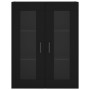Wall cabinets 2 pcs black engineered wood by vidaXL, Sideboards - Ref: Foro24-3197938, Price: 179,65 €, Discount: %