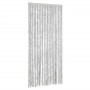 Cortina antimoscas chenilla gris 90x220 cm