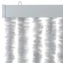 Cortina antimoscas chenilla gris 90x220 cm