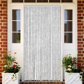 Cortina antimoscas chenilla gris 100x200 cm