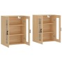 Armarios de pared 2 uds madera de ingeniería roble Sonoma by vidaXL, Sideboards - Ref: Foro24-3197940, Price: 168,52 €, Disco...