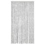 Cortina antimoscas chenilla gris 100x220 cm
