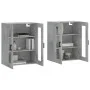 Wall cabinets 2 pcs concrete gray engineered wood by vidaXL, Sideboards - Ref: Foro24-3197941, Price: 168,99 €, Discount: %