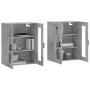 Wandschränke 2 Stück betongraues Holzwerkstoff von vidaXL, Sideboards - Ref: Foro24-3197941, Preis: 171,86 €, Rabatt: %