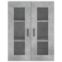 Wandschränke 2 Stück betongraues Holzwerkstoff von vidaXL, Sideboards - Ref: Foro24-3197941, Preis: 171,86 €, Rabatt: %