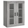 Armarios de pared 2 uds madera de ingeniería gris Sonoma de vidaXL, Aparadores - Ref: Foro24-3197943, Precio: 153,10 €, Descu...
