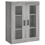 Wandschränke 2 Stk. Sonomagraues Holzwerkstoff von vidaXL, Sideboards - Ref: Foro24-3197943, Preis: 155,21 €, Rabatt: %