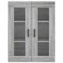 Armarios de pared 2 uds madera de ingeniería gris Sonoma de vidaXL, Aparadores - Ref: Foro24-3197943, Precio: 153,10 €, Descu...